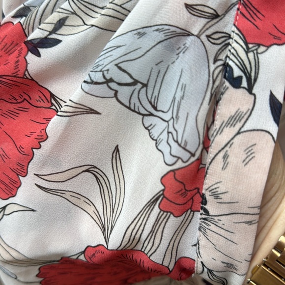 Ann Taylor XL Sheer Floral Top - Picture 6 of 8